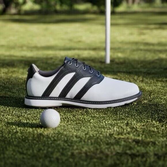 Adidas MC87 Z-Traxion Spikeless Men's Golf Shoes White Black IF2714
